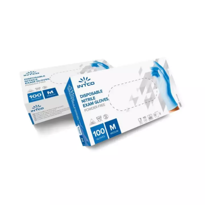 Intco INT-1001, Nitrile gloves L-size