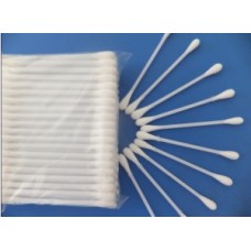 COTTON TIP APPLICATORS DOUBLE ENDED PLASTIC PACK/100 (CTA001)