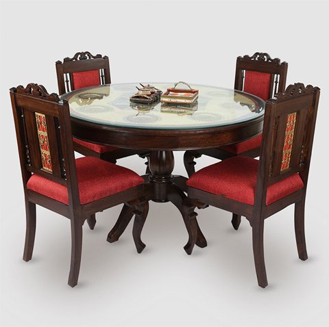 4 Seater Round Dining Set