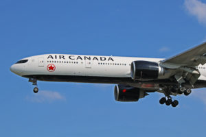 c-fivw air canada boeing 777-300er b77w toronto pearson yyz