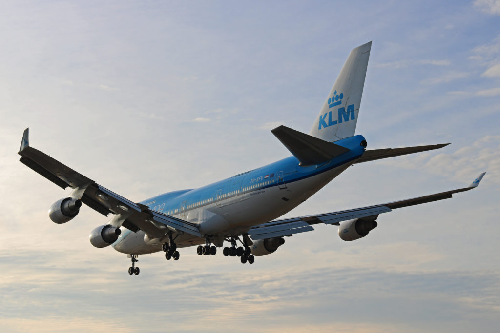 ph-bfv klm royal dutch airlines boeing 747-400m combi