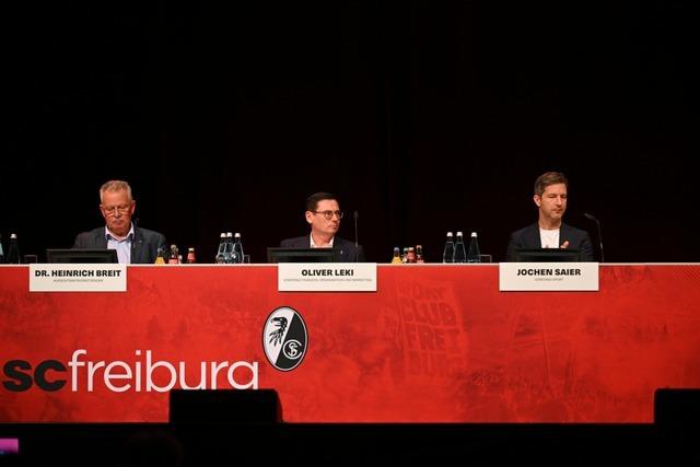 Liveticker zum Nachlesen: So lief die Mitgliederversammlung des SC Freiburg 2024