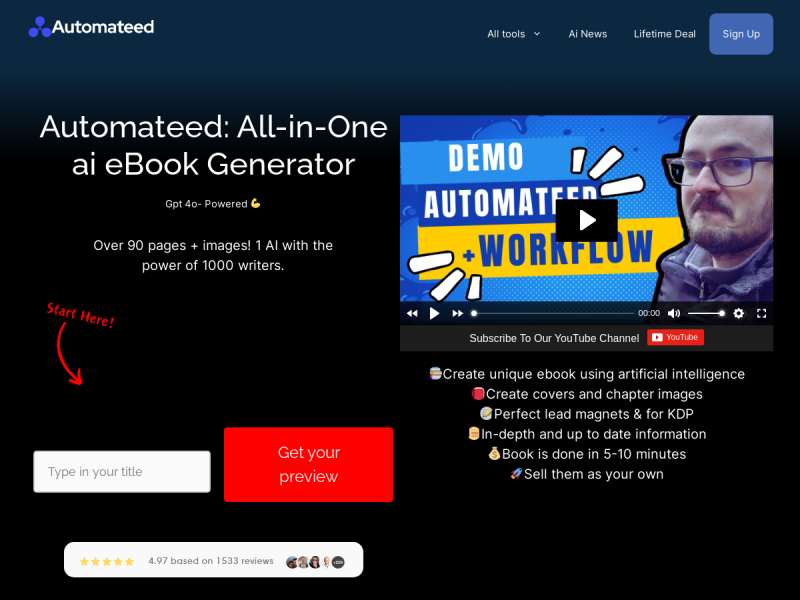 Automateed - All in One eBook Creator