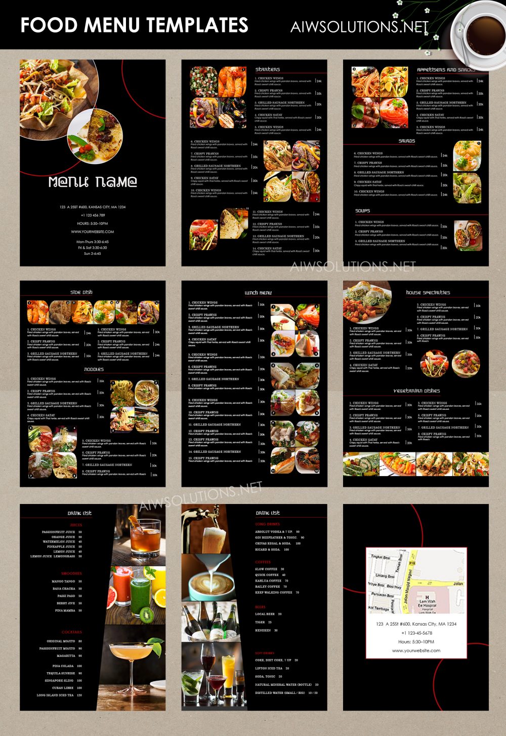 Thai Dinner Menu Design Template By Musthavemenus - vrogue.co