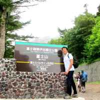 Climbing Mount Fuji Japan