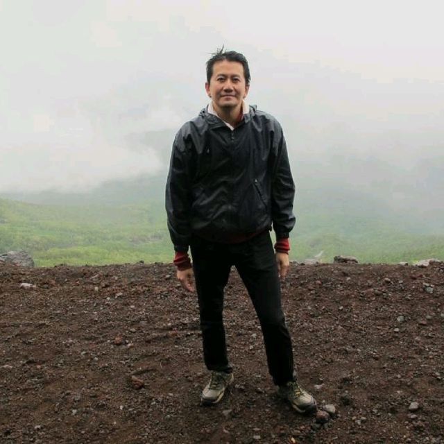 Climbing Mount Fuji Japan