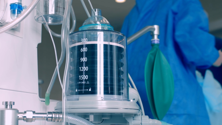 close-up ventilator during operation 4k shot Stock Footage Video (100% ...