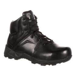 Men's Rocky 7in Zipper Paraboot 2091 Black Leather - Free Shipping ...