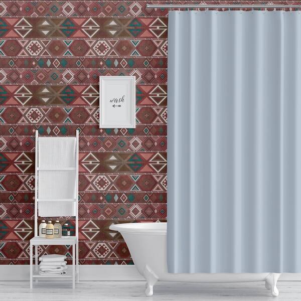 AZTEC TRIBAL SIENNA Peel and Stick Wallpaper By Kavka Designs - Bed ...