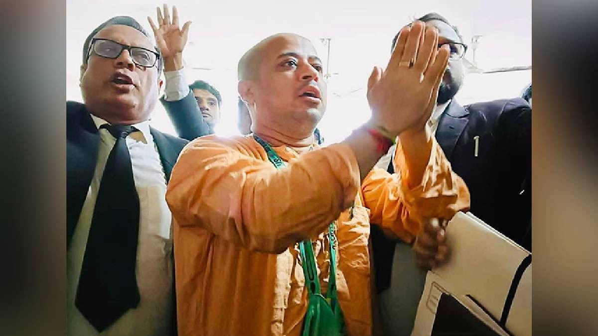 Arrested Hindu monk Chinmoy Das