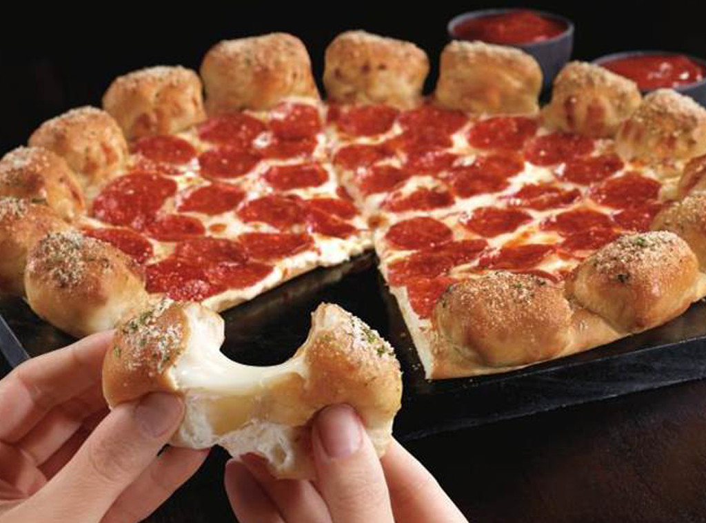 Pizza Hut Stuffed Garlic Knot Crust Pizza