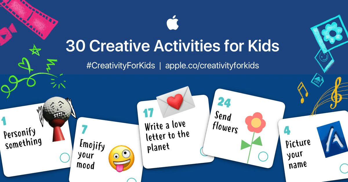 Creative Activities for Kids – Apple Education – 9to5Mac