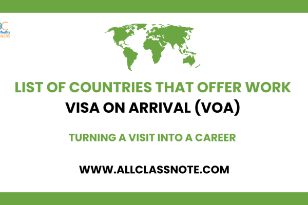 Countries that Offer Work Visa on Arrival