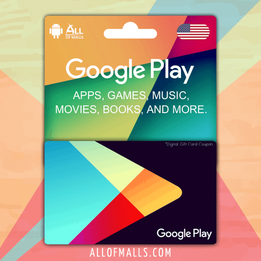 Google Play Gift Card US - All Of Malls