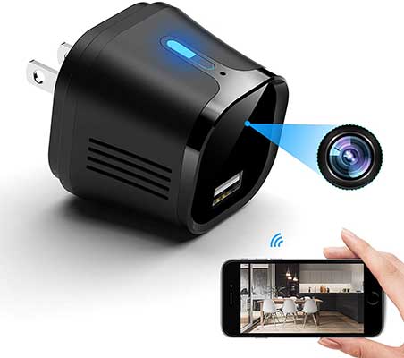 Elleety 4K Ultra-HD Mini Spy Camera with Wi-Fi