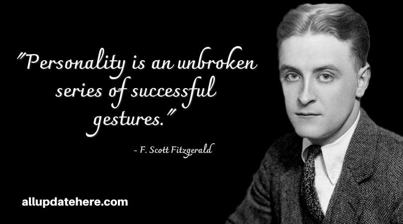 F. Scott Fitzgerald quotes