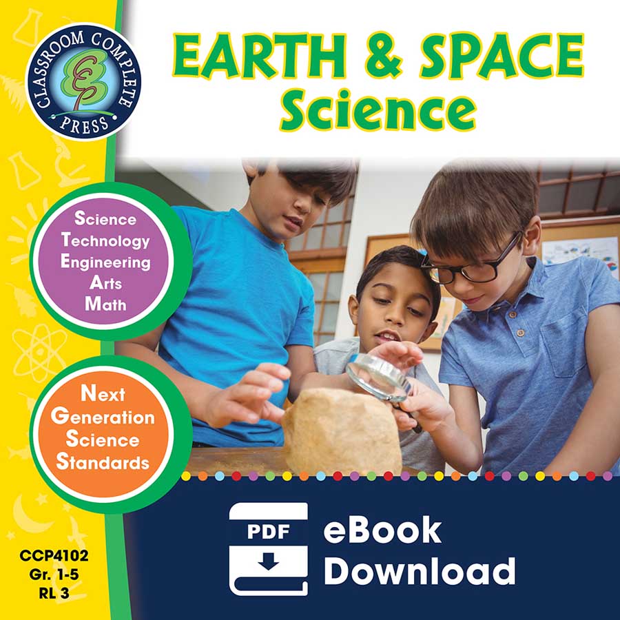 Hands-On STEAM - Earth & Space Science Gr. 1-5 - eBook