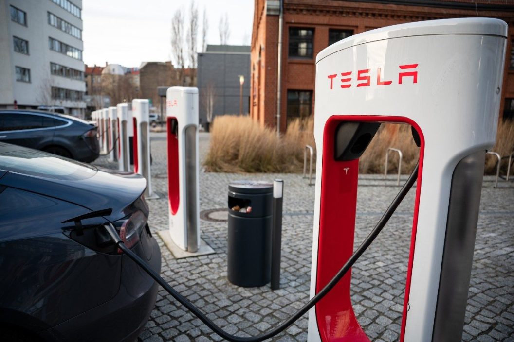 tesla charging station