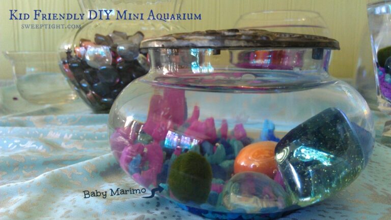 DIY Mini Aquarium for kids