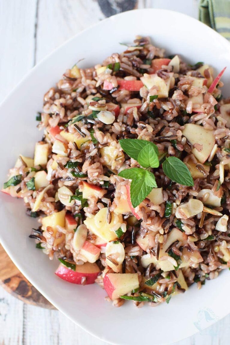 Honey Mint Wild Rice Salad Recipe