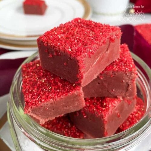 Red Velvet Fudge