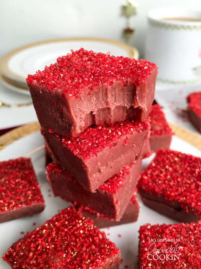 red velvet fudge recipe