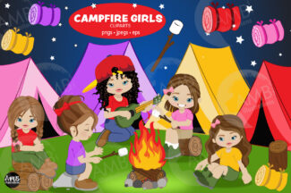 Campfire Girls clipart