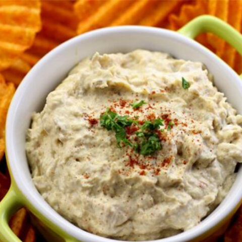 Cheesy Eggplant Dip Recipe