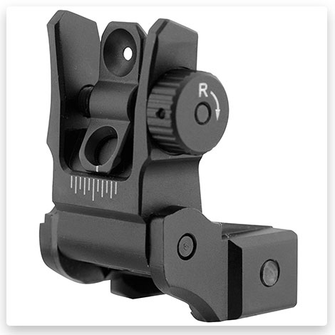 UTG. Low Profile Flip-up Rear Sight