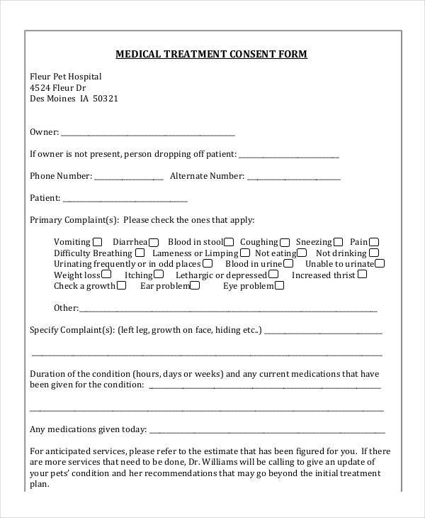 Medical Treatment Refusal Form Template | amulette