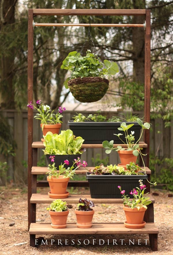 stair plant stand