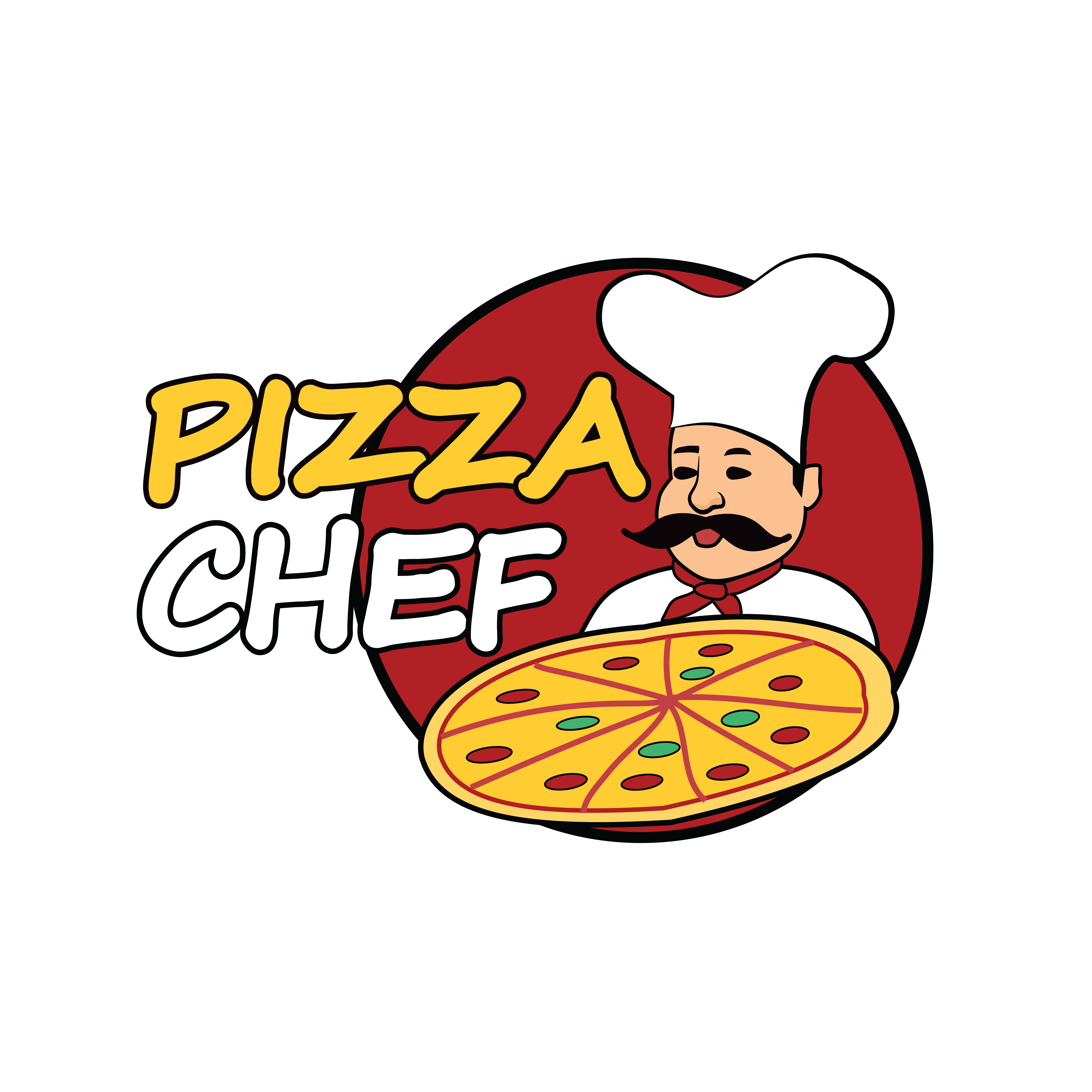 Pizza Chef Logo