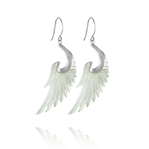 angel wing earrings