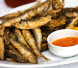 Fried Fresh Sprat Fish Photo By: (C) Maggee Www.fotosearch.com