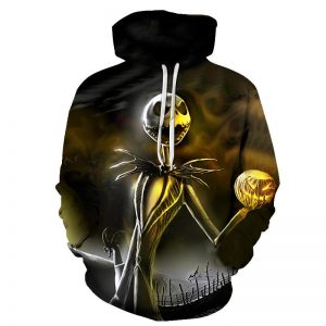 Halloween Jack Skellington Nightmare 3D Printed Hoodie