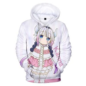 Miss Kobayashi's Dragon Maid Hoodie - Kanna Kamui 3D Print Fashion Hooded Pullover