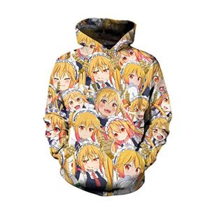 Miss Kobayashi's Dragon Maid Hoodie - Tohru 3D Print Fashion Hooded Pullover