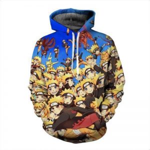 Naruto Clone 3D Hoodie