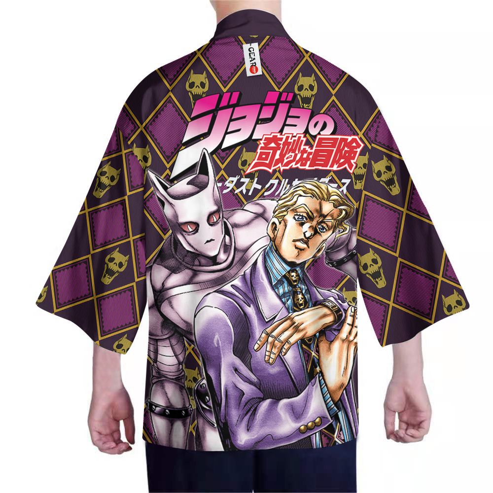 Jojo's Bizarre Adventure Kimono - Yoshikage Kira Kimono Custom Clothes ...