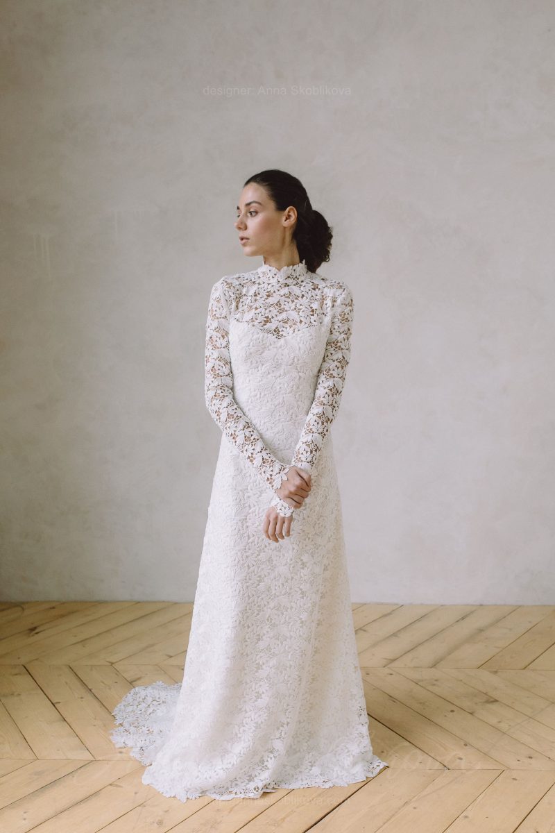 Western wedding dress – Vivienne : Photo 5 \ Anna Skoblikova \ 0227