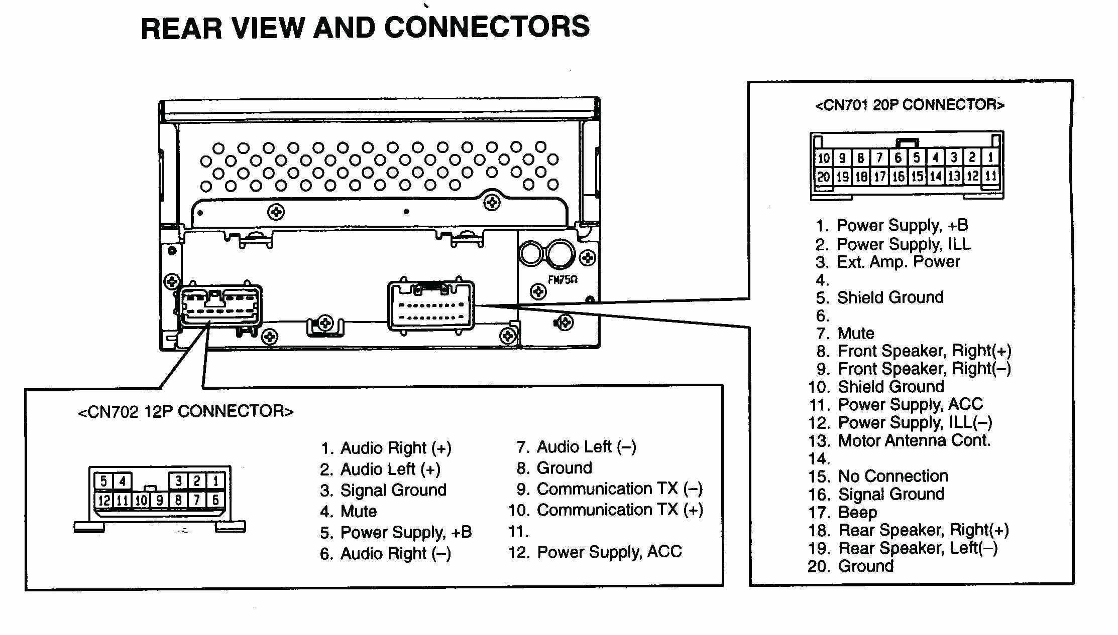 What Wires Are The Front Speakers On A Car Pioneer Stereo Wiring - Pioneer Wiring Diagram