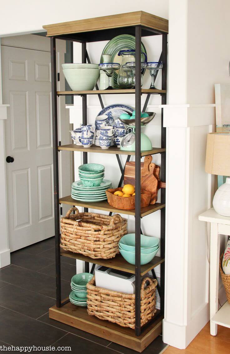 Dining Room Storage Shelves