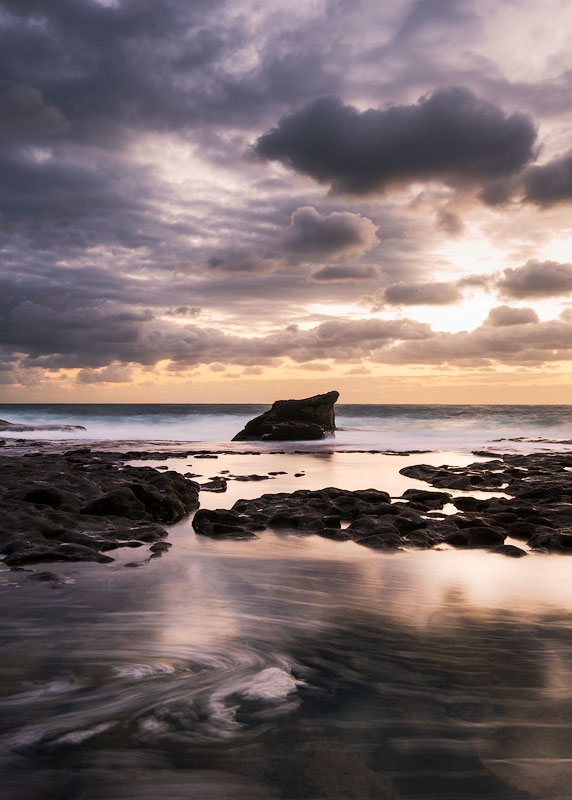 central composition ocean photography