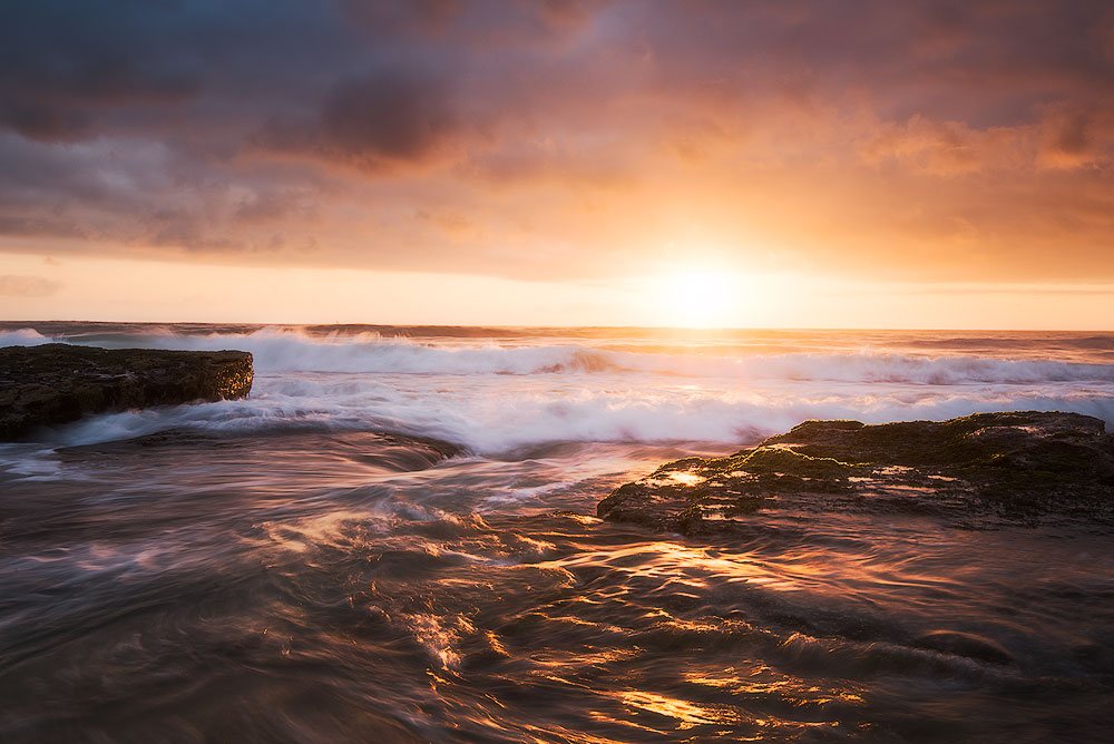 front orange light with reflections maroubra