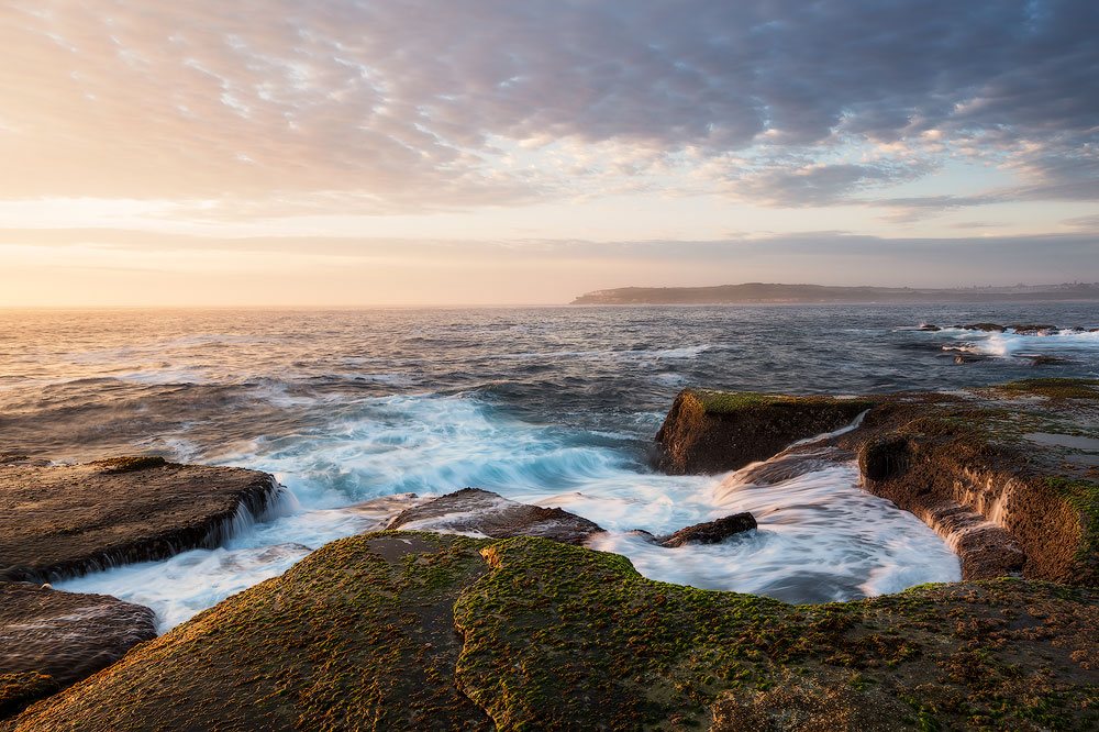 golden hour coastal pictures