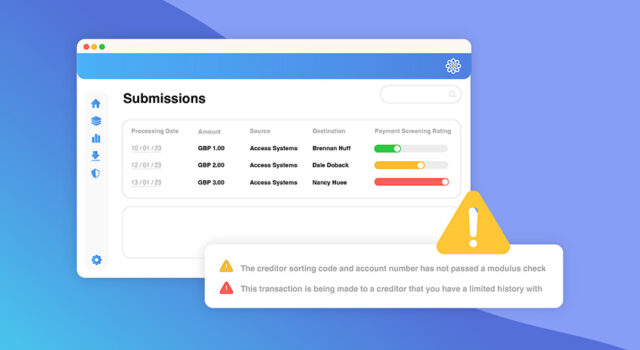 Payment Screening: part of the AccessPay Fraud & Error Prevention Suite