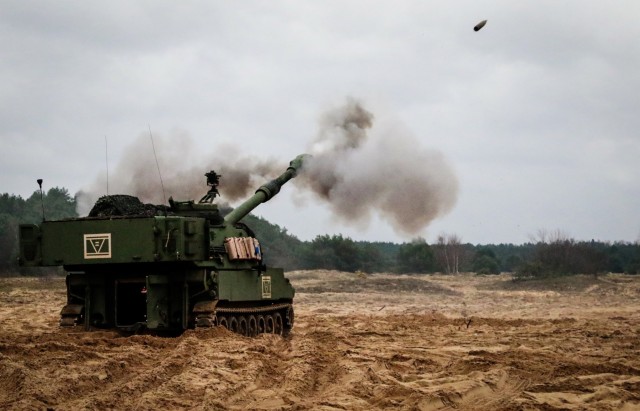 1-7 Field Artillery Battery Qualifications in Poland