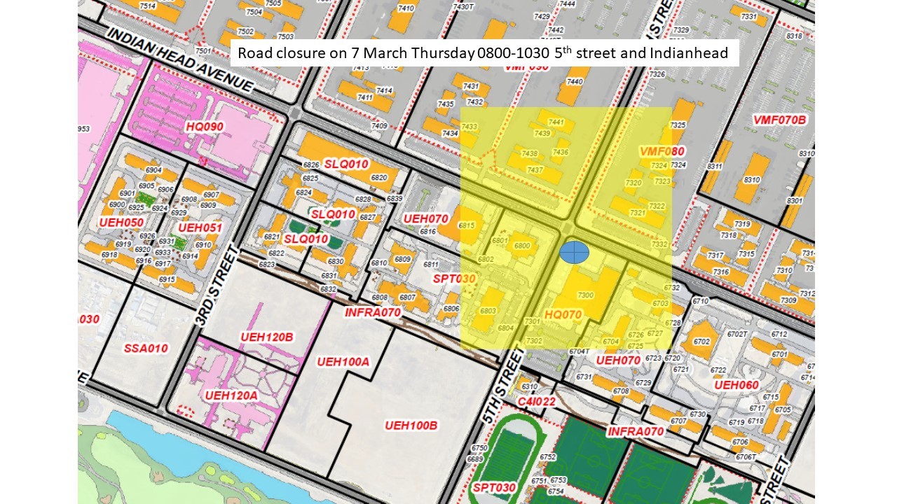 Camp Humphreys Building Numbers Map