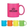 11 oz. Neon Mug with C-Handle