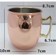 16oz Copper Plating Moscow Mule Drinking Mugs